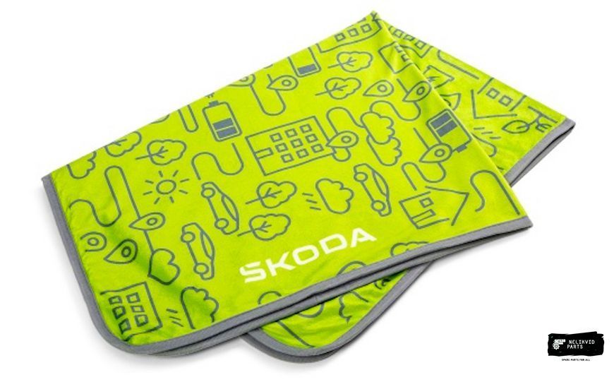 Ковдра плюшева SKODA 2в1 6U0084503 фото