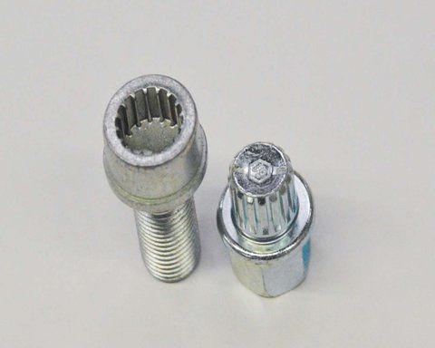 Болт секретний колiсний (к-т) M14X1,5X27,5 WHT002480061 фото